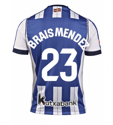 Real Sociedad Brais Mendez #23 Prima Maglia 2025-26 Manica Corta